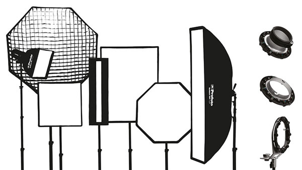 Verlichting middels Softbox